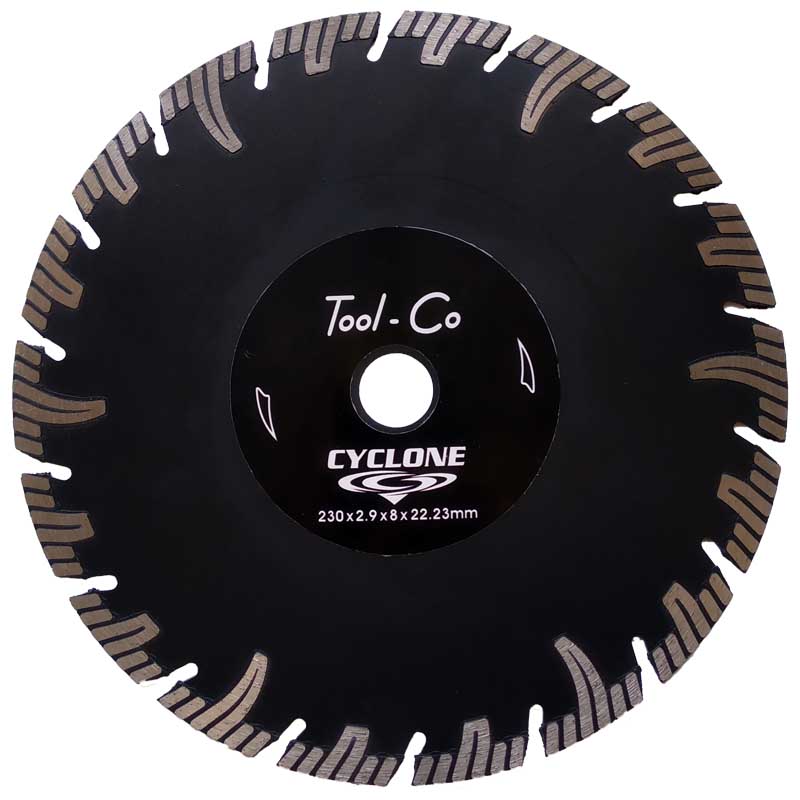 Tool-Co Turbo Segmented Cyclone Diamond Blade